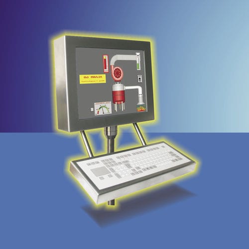 Панельный ПК TFT LCD - Typ F - UTICOR Automation GmbH - с емкостным сенсорным экраном / с резистивным сенсорным экраном / 15"