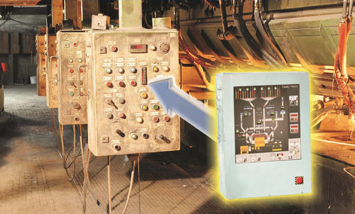 Панельный ПК ЖК-монитор - UTICOR Automation GmbH - со светодиодной подсветкой / с сенсорным экраном / с емкостным сенсорным экраном PCAP