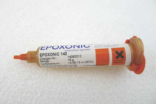 Эпоксидный клей - EPOXONIC® 140 - EPOXONIC GmbH Reaktionsharzsysteme - для стекла / однокомпонентный / промышленный