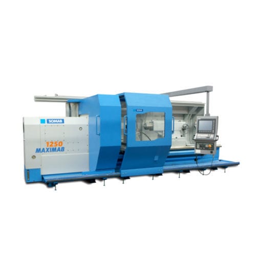 Токарный станок ЧПУ - MAXIMAB S1250 - SOMAB - 2 оси / 12 инструментов / сверхточный