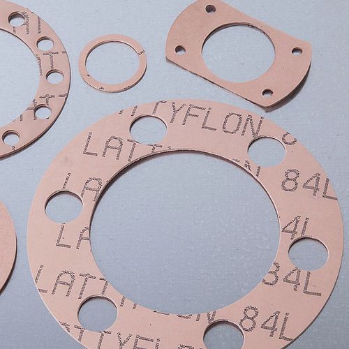 Прокладочный лист из ПТФЭ - LATTYflon 84 L - LATTY INTERNATIONAL - для использования в области химии / фланца / сжатия
