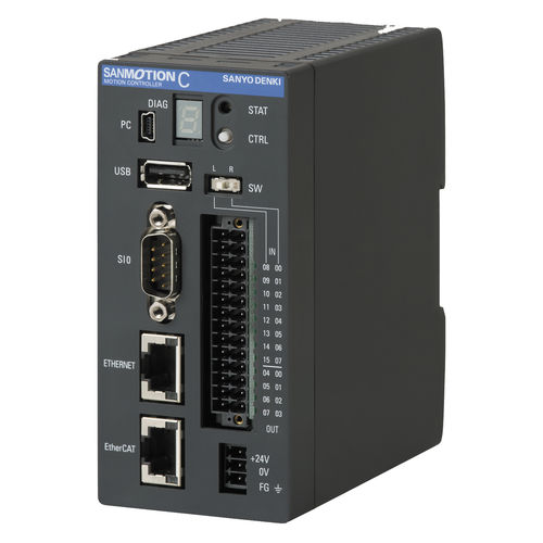 Контроллер движения EtherCAT - SANMOTION C - SMC100 series - SANYO DENKI EUROPE - 8 осей / серводвигатель / пошаговый
