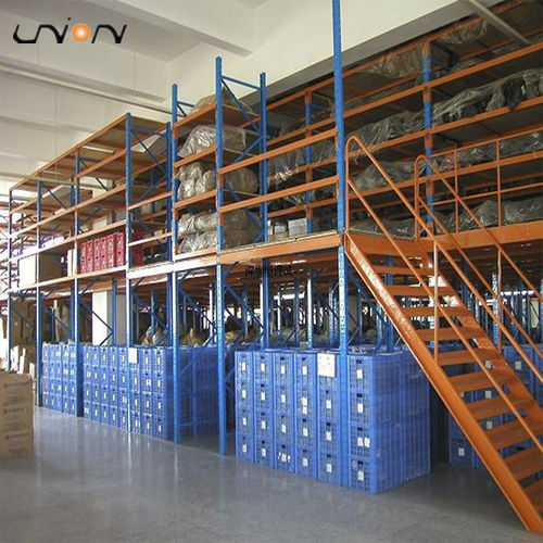 Промышленный этажный стеллаж с системой укладки - ISO9001, ISO14001 | UN-MP121706 - Nanjing fuyuan technology co.,ltd - многоступенчатый / для тяжелых работ