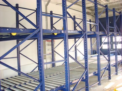 Динамический стеллаж - ISO9001, ISO14001 | UN-PS0802 - Nanjing fuyuan technology co.,ltd - для средних нагрузок / для легких нагрузок / с поддоном