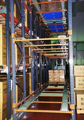 Динамический стеллаж - ISO9001, ISO14001 | UN-PS0805 - Nanjing fuyuan technology co.,ltd - для средних нагрузок / с поддоном
