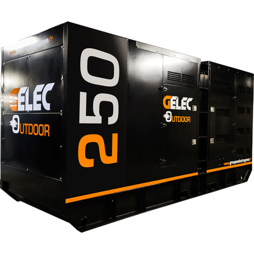 Генераторная установка для наружного применения - 250YC - TRI-EURO 3 - GELEC ENERGY - дизельная / трехфазовая / стационарная