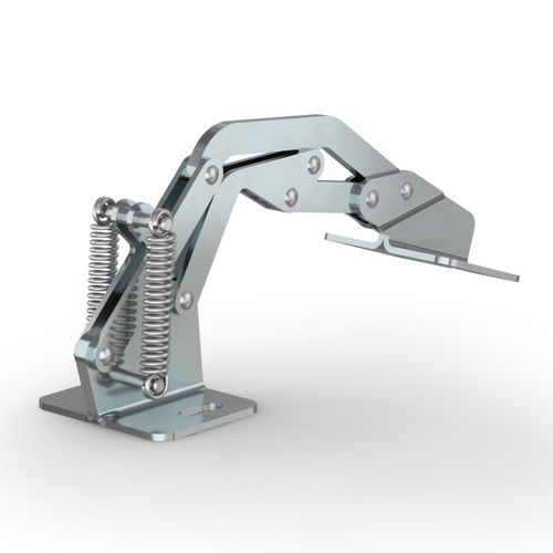 Невидимый шарнир - 70-1-3645 - PINET INDUSTRIE - на пружине / из оцинкованной стали / привинчиваемый