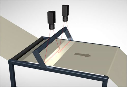 Система контроля с камерой - SURFSCAN CVT820 - UVB TECHNIK s.r.o. - CCD / для обнаружения дефектов поверхностей / линейная