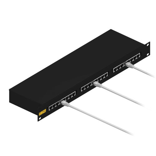 Молниеотвод для информационной сети - ATLAN 8/24 - Aplicaciones Tecnológicas, S.A. - RJ45 / вставной / стойка 19 дюймов