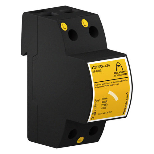 Молниеотвод тип 1 - ATSHOCK L30-400 - Aplicaciones Tecnológicas, S.A. - для источника электропитания / однополюсный / на DIN-рейке