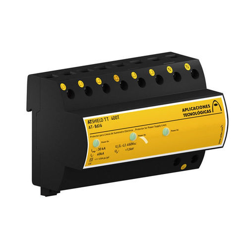Молниеотвод типа 1+2 - ATSHIELD TT 230T - Aplicaciones Tecnológicas, S.A. - для источника электропитания / компактный / 4 полюса