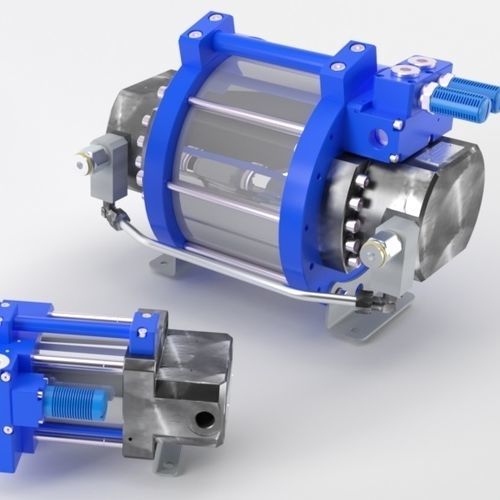 Поршневый гидравлический насос - HP - Tecnofluid Engineering SrL - пневматический / из алюминия / из стали