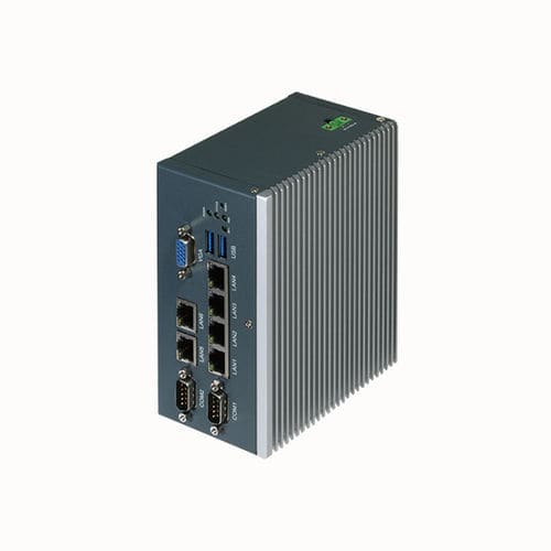 Сетевая платформа для письменного стола - ICS-6270 - AAEON - на DIN-рейке / Intel® Celeron® N3350 / Gigabit Ethernet