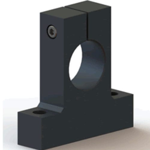 Опора с внешним валом - SEM series - OAV Air Bearings - из алюминия / прецизионная