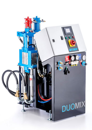 Фиксированный проекционный аппарат - DUOMIX PU HX - WIWA - полиуретана / гидравлический / для покрытия