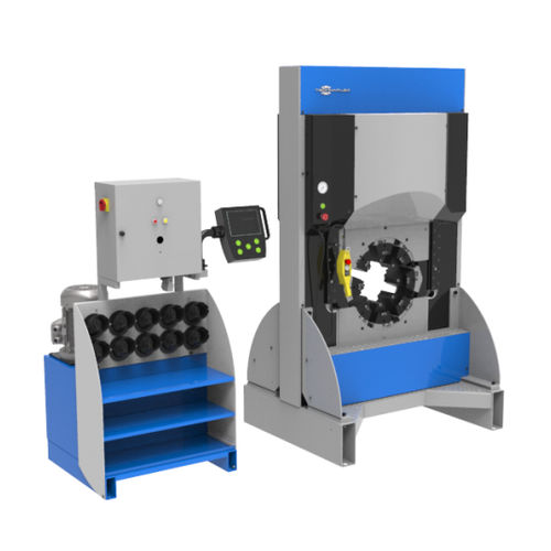Опрессовочный станок для гибкого шланга - XL CRIMP 550 - 16 - TECHMAFLEX - для гидравлического рукава / для соединителей / для гайки