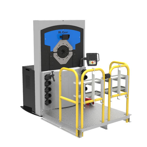 Опрессовочный станок для гибкого шланга - XL CRIMP 800 - TECHMAFLEX - для гидравлического рукава / для соединителей / для гайки