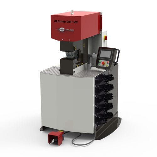 Опрессовочный станок для гибкого шланга - XL CRIMP OH 120 - TECHMAFLEX - для гидравлического рукава / для соединителей / для гайки