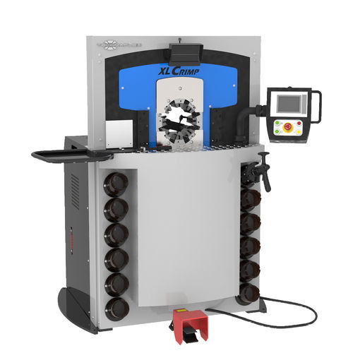 Опрессовочный станок для гибкого шланга - XL CRIMP 450 - TECHMAFLEX - для гидравлического рукава / для гайки / полуавтоматический