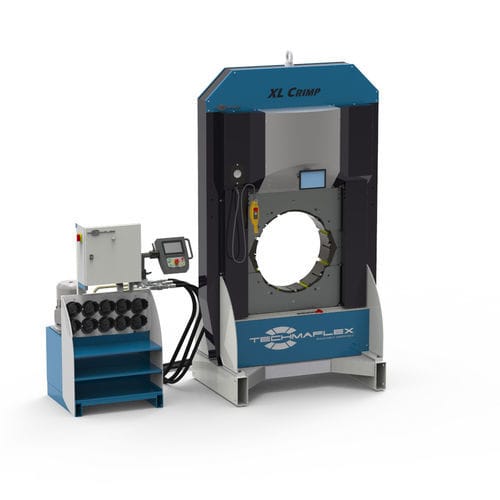 Опрессовочный станок для соединителей - XL CRIMP 800-25 - TECHMAFLEX - для труб / для изогнутых соединений / для изолятора из композитных материалов