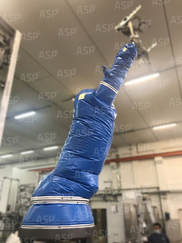 Защитный чехол для погрузочно-разгрузочного робота - TEXPRAL B+  - ASP - герметичный / по индивидуальному заказу / химически стойкий