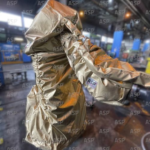 Защитный чехол для робота для ковки - TIFFON GREEN - ASP - по индивидуальному заказу / огнестойкий / для промышленности