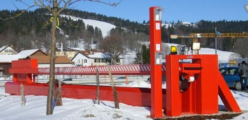 Раздвижная балка - TERRA ATBB 80 - FRONTIER PITTS FRANCE - с ручным приводом / механизированная / предотвращающая вход персонала (в опасную зону)