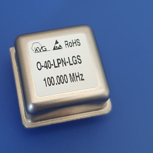 Генератор колебаний OCXO - O-40CXXXXXX1-LPN-LGS - KVG Quartz Crystal Technology GmbH - электронный / с низким уровнем фазовых шумов / с низкой G-чувствительностью