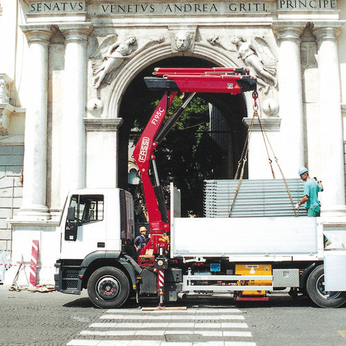Башенный кран на грузовике - F195A.0 series - Fassi gru S.p.A - с манипулятором / для строительства / для подъема