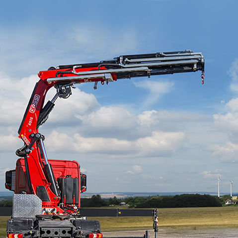 Башенный кран на грузовике - F515RA e-dynamic series - Fassi gru S.p.A - с манипулятором / для строительства / для подъема