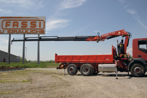 Башенный кран на грузовике - F195A.2 series - Fassi gru S.p.A - с манипулятором / телескопический / для строительства