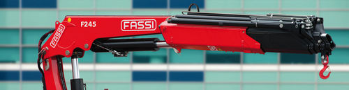 Башенный кран на грузовике - F245A.0 series - Fassi gru S.p.A - с манипулятором / телескопический / для загрузки