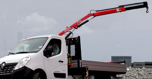 Башенный кран на грузовике - F32A.0 series - Fassi gru S.p.A - со стрелой / для подъема / для загрузки