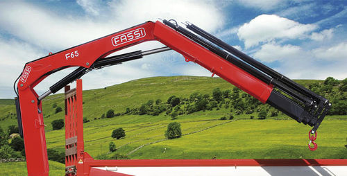 Башенный кран на грузовике - F65B.0 series - Fassi gru S.p.A - со стрелой / для подъема / для загрузки