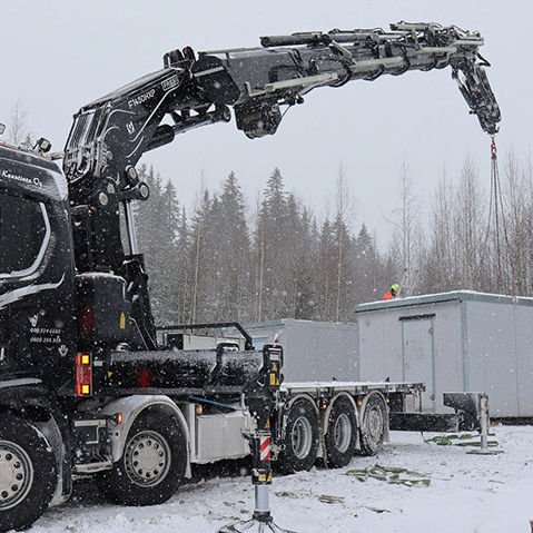 Башенный кран на грузовике - F1450R-HXP TECHNO series - Fassi gru S.p.A - со стрелой / для строительства / для подъема