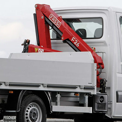 Башенный кран на грузовике - F26A active series - Fassi gru S.p.A - со стрелой / для подъема / с двигателем внутреннего сгорания