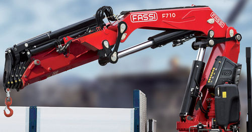 Башенный кран на грузовике - F710RA xhe-dynamic - Fassi gru S.p.A - со стрелой / для подъема / четырехосный