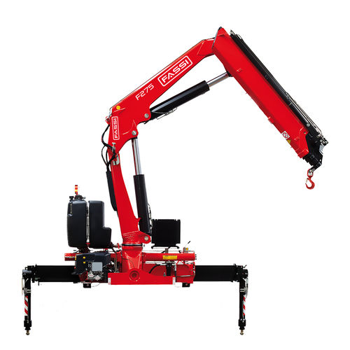 Башенный кран на грузовике - F275A e-active - Fassi gru S.p.A - телескопический / для строительства / для подъема