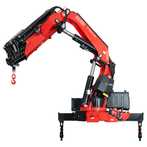 Башенный кран на грузовике - F705R-HXP Techno - Fassi gru S.p.A - телескопический / вездеход / для тяжелых условий эксплуатации