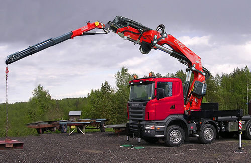 Башенный кран для тяжелых условий эксплуатации - F990RA xhe-dynamic series - Fassi gru S.p.A - на грузовике / с манипулятором / телескопический