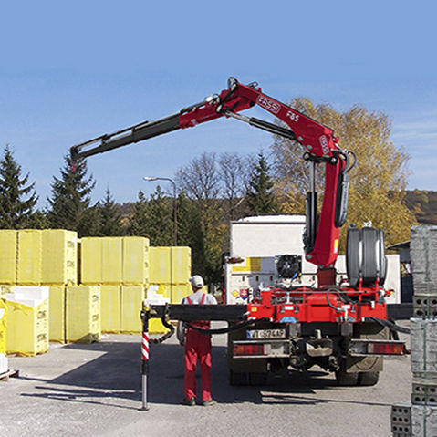 Башенный кран на грузовике - F85B.2 series - Fassi gru S.p.A - с манипулятором / для строительства / для подъема