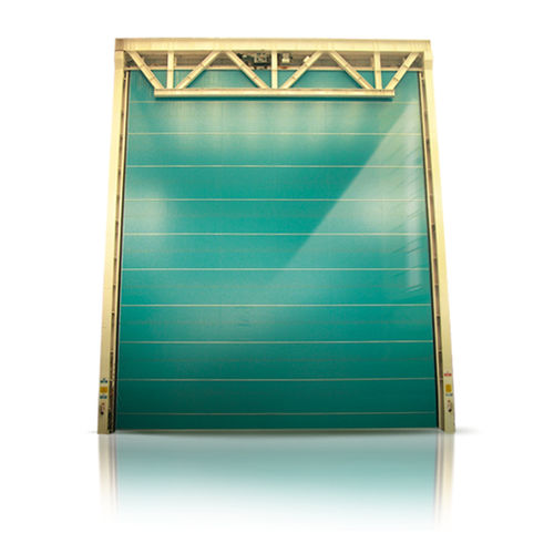 Ворота для судостроительной верфи - SHIPYARDDOOR (Hangar Door | High Speed Door) - подъемно-складной / из стали / из ткани