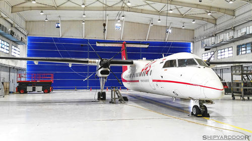 Раздвижной ворота - Aircraft hangar door - SHIPYARDDOOR (Hangar Door | High Speed Door) - складной / для использования в помещениях / для ангара
