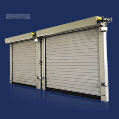 Рулонный ворота - The Hybrid® - SHIPYARDDOOR (Hangar Door | High Speed Door) - из стали / из ткани / промышленный