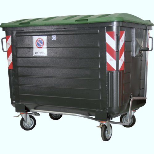 Контейнер для отходов из металла - GRA-600 series - GRECO-ECOLOGY - для бумаги / для пластиковых материалов / с крышкой