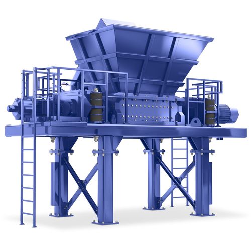 Первичный измельчитель - VSR series - BHS-Sonthofen : Building Materials Machinery / Rec - с 2 валами / для твердых и сыпучих отходов / с высоким моментом
