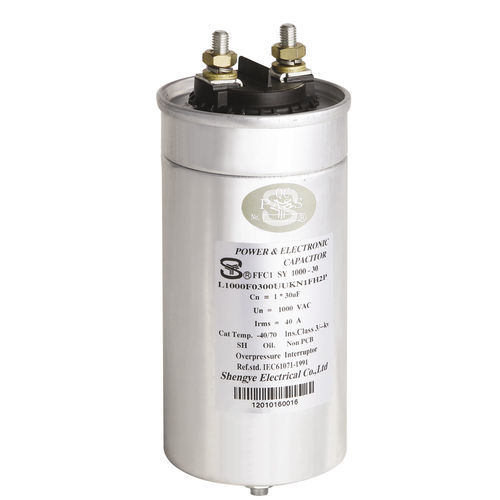 Конденсатор для фильтрации - FFC1 - Sheng Ye Electric Co.,ltd - с полипропиленовой металлизированной пленкой / цилиндрический / завинчивающийся