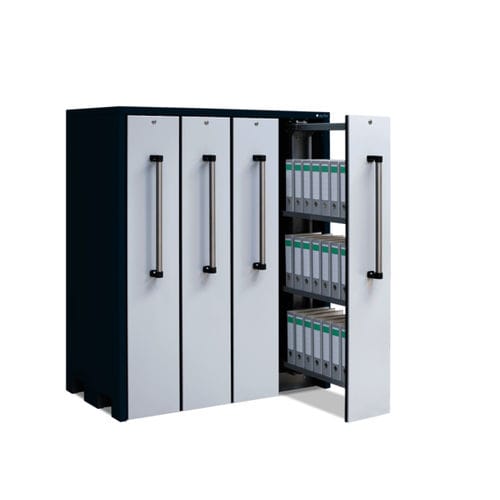 Шкаф для офиса - 3421 Set O series - Apfel Metallverarbeitung GmbH - напольный / с выдвижным ящиком / вертикальный