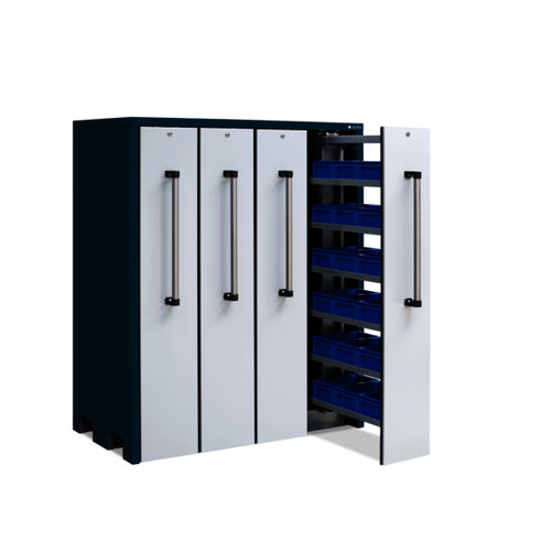Шкаф с баками - 3471 Set E series - Apfel Metallverarbeitung GmbH - для хранения / напольный / с выдвижным ящиком