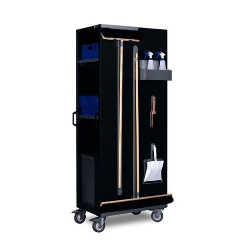 Тележка для очистки - RGS 5000 plus - Apfel Metallverarbeitung GmbH - с полками / с мусорным контейнером / с роликами